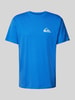 Quiksilver T-Shirt mit Label-Print Blau