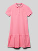 Tommy Hilfiger Teens Kleid mit Logo-Stitching Modell 'ESSENTIAL' Pink