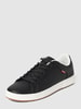 Levi’s® Acc. Sneakers met labeldetails, model 'PIPER' Zwart
