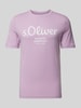 s.Oliver RED LABEL T-Shirt mit Rundhalsausschnitt Flieder
