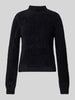 Only Regular Fit Strickpullover mit Mock-Neck Modell 'PIUMO' Black