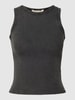 REVIEW Tanktop in Ripp-Optik Anthrazit