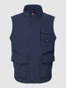 Tommy Hilfiger Weste mit Label-Patch Marineblau