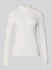 MORE & MORE Slim fit shirt met lange mouwen van katoenmix Offwhite