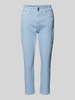 s.Oliver RED LABEL Slim fit broek in verkorte pasvorm Jeansblauw