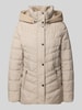 FUCHS SCHMITT Jacke in Stepp-Optik mit Kapuze Sand