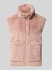 FREE/QUENT Bodywarmer met opstaande kraag model 'FONY' Oudroze