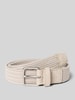 Marc O'Polo Riem in gevlochten look Offwhite