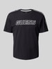 Guess Activewear T-Shirt mit Label-Detail Black