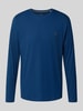 Fynch-Hatton Longsleeve mit Logo-Detail Dunkelblau