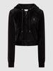 Juicy Couture Bluza rozpinana z bocznymi, wpuszczanymi kieszeniami model ‘MADISON’ Czarny