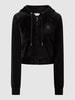 Juicy Couture Sweatjacke mit Kapuze Modell 'MADISON' Black