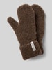 Marc O'Polo Handschuhe aus Woll-Alpaka-Mix Dunkelbraun