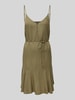 Pieces Tailliertes Minikleid mit Taillenband Modell 'NYA' Oliv