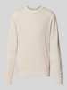 G-Star Raw Strickpullover mit Label-Stitching Offwhite