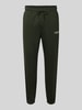 Jack & Jones Regular Fit Sweatpants mit elastischen Bund Modell 'KANE' Dunkelgruen