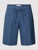 Brax Shorts mit seitlichen Eingrifftaschen Modell 'MEL' Dunkelblau