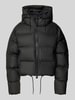 RAINS Steppjacke mit Kapuze und Zweiwege-Reißverschluss Modell 'Alta' Black