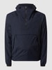 s.Oliver RED LABEL Jack in comfortmodel met capuchon Donkerblauw