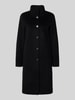 Fuchs Schmitt Płaszcz wełniany ze stójką Czarny