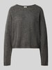 DRYKORN Strickpullover aus Woll-Mix mit Alpaka-Anteil Modell 'IMENY' Anthrazit Melange