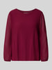 ZABAIONE blouse met lange mouwen van viscosemix model 'EVA' Bordeaux