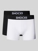 Snocks Trunks mit elastischem Logo-Bund im 2er-Pack Black