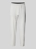 EA7 Emporio Armani Stoffen broek met elastische band Lichtgrijs