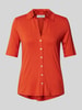 Marc O'Polo Regular Fit Jersey-Bluse mit kurzem Arm aus Viskose-Mix Orange