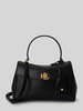 Lauren Ralph Lauren Henkeltasche aus echtem Leder mit abnehmbaren Schulterriemen Black