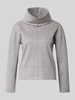 Betty Barclay Rollkragenpullover aus Viskose-Mix mit grafischem Muster Hellgrau