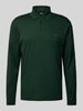 BOSS Regular fit poloshirt met labelbadge, model 'Paley' Groen