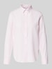 Gant Regular fit overhemdblouse van puur katoen met logostitching Lichtroze