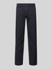 bugatti Chinos o kroju slim fit z mieszanki bawełny Granatowy