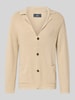 RAGMAN Strickjacke mit Knopfleiste Beige