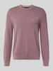 Marc O'Polo Regular Fit Strickpullover aus reiner Baumwolle Altrosa