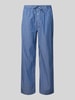 Christian Berg Men Relaxed Fit Pyjama-Hose mit Tunnelzug Blau