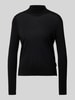 HUGO Strickpullover aus Schurwolle mit Label-Detail Modell 'Sedennian' Black