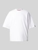 Alpha Industries T-shirt met labelpatch, model 'LOGO' Wit