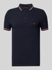 Tommy Hilfiger Slim Fit Poloshirt mit Logo-Stitching Marine