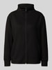 Christian Berg Woman Sweatjacke mit Stehkragen Black