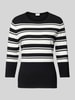 s.Oliver BLACK LABEL Sweter z rękawem o dł. 3/4 Czarny