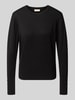 FREE/QUENT Strickpullover aus Viskose-Mix Modell 'KATIE' Black
