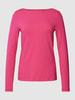 Montego Longsleeve mit U-Boot-Ausschnitt Fuchsia