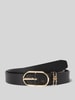 Tommy Hilfiger Ledergürtel mit ovaler Schnalle Black
