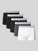 Polo Ralph Lauren Underwear Boxershort met elastische band met label in een set van 5 stuks Antraciet