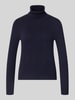 Christian Berg Woman Regular Fit Rollkragenpullover aus reinem Kaschmir Dunkelblau