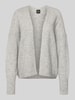 BOSS Orange Regular Fit Cardigan aus Woll-Mix mit Alpaka-Anteil Modell 'C_FALESCANAS' Hellgrau Melange