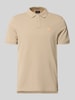 MCNEAL Koszulka polo o kroju slim fit z naszywanym logo Ziemisty brązowy