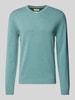 Tom Tailor Regular fit gebreide pullover met V-hals Mintgroen